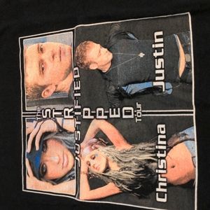 Vintage 2003 The Justified Stripped tour shirt. Size LARGE. excellent condition